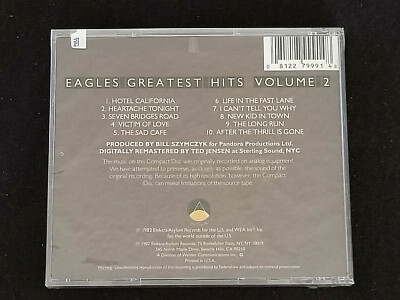 Eagles Greatest Hits: Volume 2 - CD -Brand New Factory Sealed