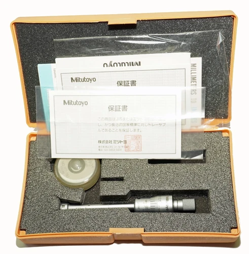 Mitutoyo Holtest 368-203 .425 - .5 Hole Micrometer w Setting Ring 177-180 .49990