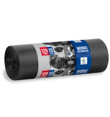 Müllsäcke, superstark 120L 1 Packung - 10 Stück, Anna Zaradna