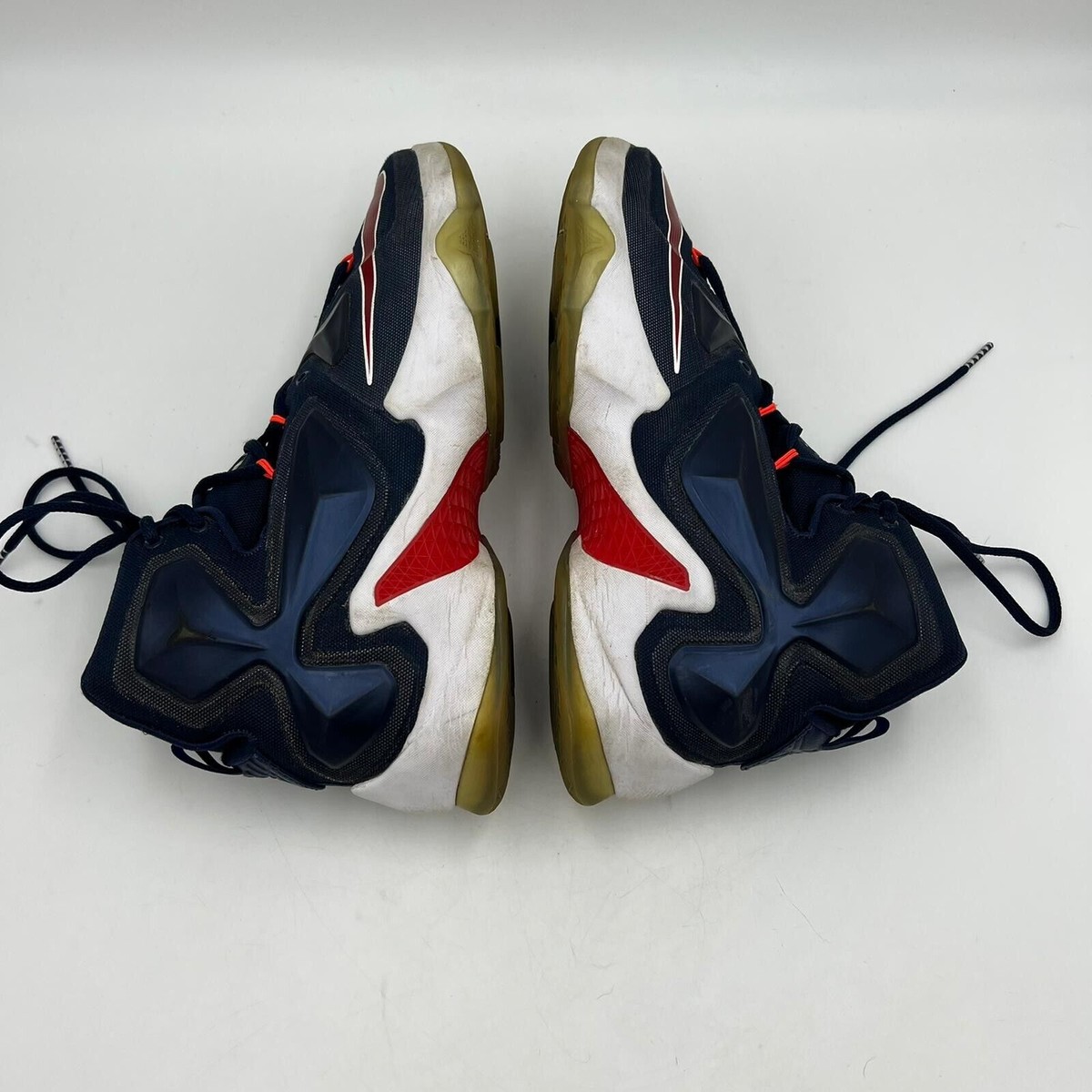 Nike Lebron XIII USA Midnight Navy/Varsity Red SZ 10  display picture 1
