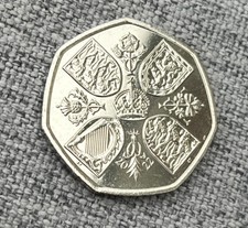 UK 2022 Her Majesty Queen Elizabeth II Memorial King Charles III 50p Fifty Pence