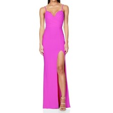 Nookie Venus Wrap Front Gown Fuschia Size XS NWT
