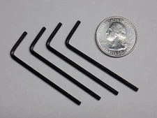 4ct Pack Allen Wrenches 5/64" SAE Short Arm Hex Keys  5/64 inch Allen Wrench Key