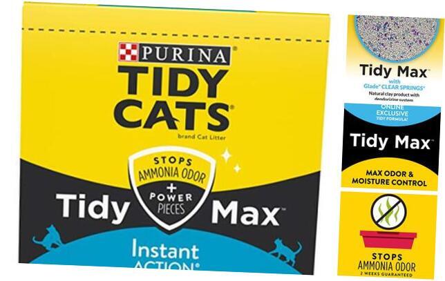  Clumping Cat Litter, Max Instant Action Multi Litter - 38 lb. Box 