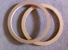 18 Speaker Subwoofer Spacers Fiberglass Rings 3/4 MDF Pair 16.8125 Hole Cutout