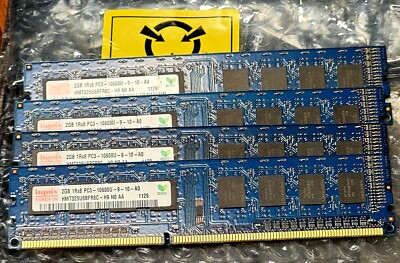 Hynix 8GB (4x2GB) Desktop RAM 1Rx8 PC3-10600U-9-10-A0 | eBay