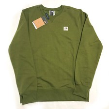 The North Face Mens - Heritage Patch Crew Sweatshirt - Forest Olive