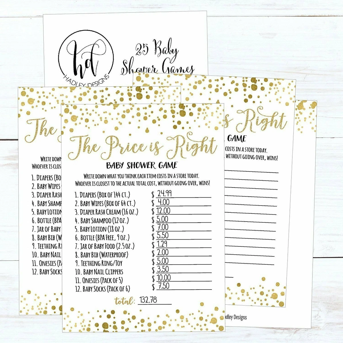 The price is right baby shower top