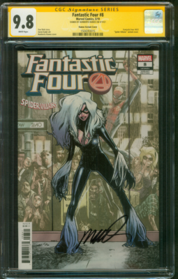 Fantastic Four 8 CGC SS 9.8 Ramos Black Cat Variant 5/19 Spider Fantastic Four 8 CGC SS 9.8 Ramos Black Cat Variant 5/19 Spider
