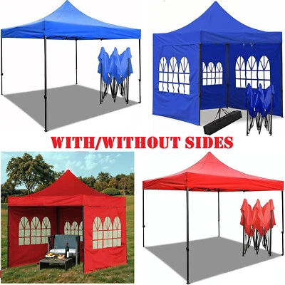 JUPITERJX 2X2m 3x3m Heavy Duty Metal Gazebo Marquee Pop-up Waterproof Garden Party Canopy