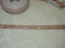 Festive Holiday White Gold Chanel Packaging Ribbon 36"