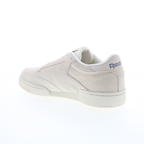 Reebok Club C 85 Mens Gray Suede Lace Up Lifestyle Sneakers Shoes - 第 6/8 張圖片