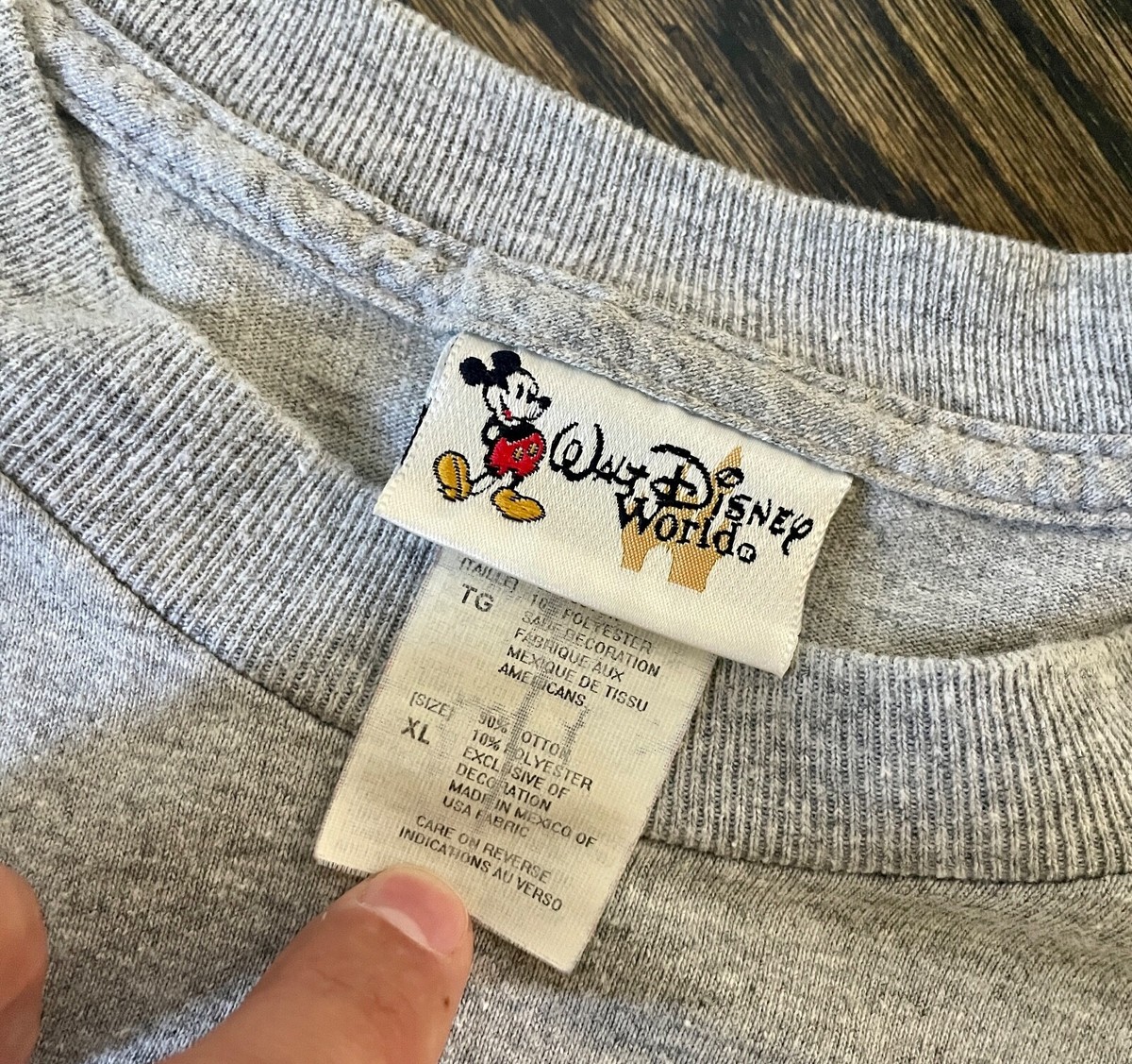 ヴィンテージ レトロ　ミッキーマウス キョロキョロTシャツ　XL 80s90s OLDMICKEY （オールドミッキー）の「【ヴィンテージ古着】80's
