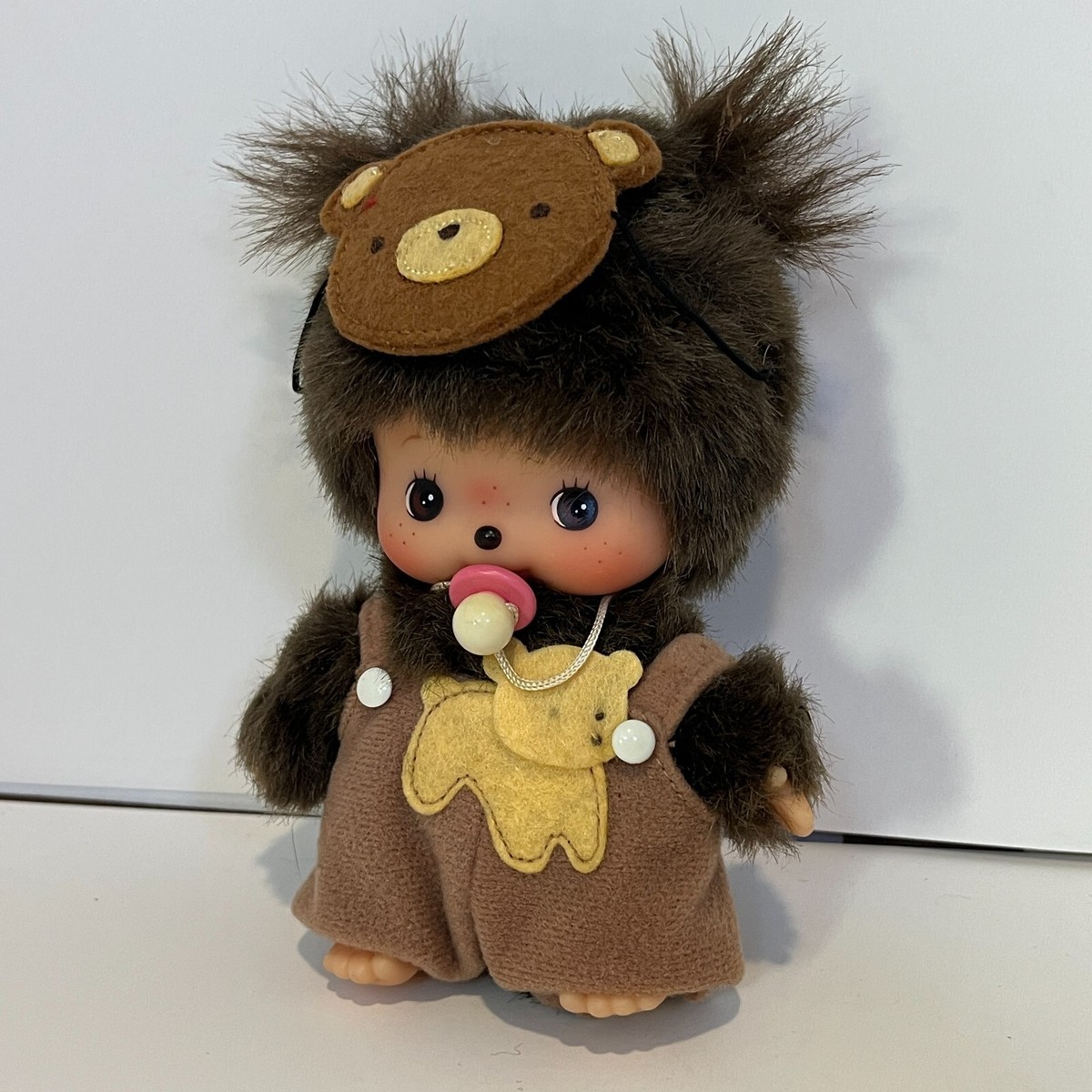ビンテージ トビーベア Tobby Bear セキグチ モンチッチ 00 Bebichhichi Monchhichi Monkey Limited Edition Teddy Bear Overalls