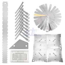 Guitar Neck Notched Straight Edge Fret Understring Radius Gauge Ruler Feeler