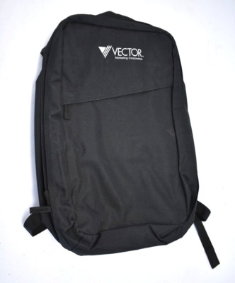 Ashbury By Spector Co Black Laptop Backpack Bookbag Zipper