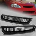 For 96-98 Honda Civic Ej/Ek Jdm Type R Black Mesh Abs Front Hood Grille Grill (For: Honda Civic)
