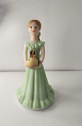 Enesco Growing Up Birthday Girls Age 11 Figurine 5.5" Brunette 1982 Vintage