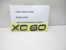 10-20 Volvo XC60 Rear Trunk Nameplate Emblem Badge Letters Number OEM