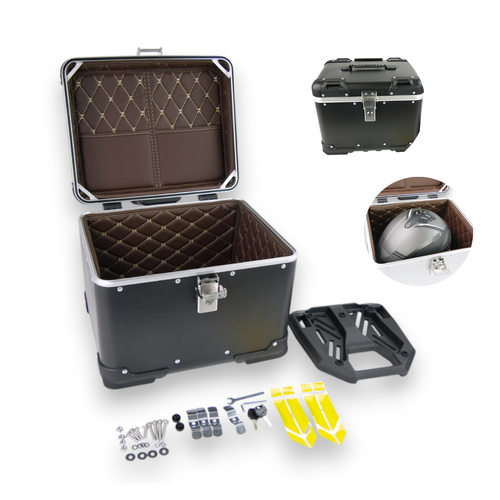 Malette Rangement Mallette à Outils Aluminium HMF - 3 Éléments