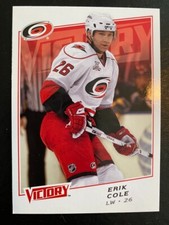 Eric Cole 2008-09 NHL Victory  Hockey #162 Carolina Hurricanes
