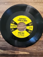 Tested: Doris Day - Everybody Loves A Lover/Instant Love-45 RPM  Viny l7" Single