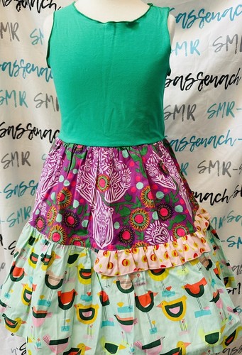 Matilda Jane Platinum Green Song To Sing Sara Top Size 10 NWOT No. 6/8 Birds - Picture 2 of 9