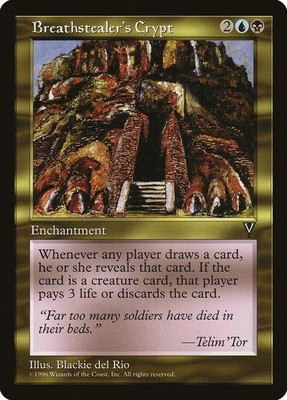 MTG - Breathstealer's Crypt - Visions - MP - Vintage - GeeksChest