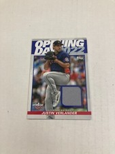 2022 Topps Opening Day Justin Verlander Jersey Relic #ODR-JVE Nice