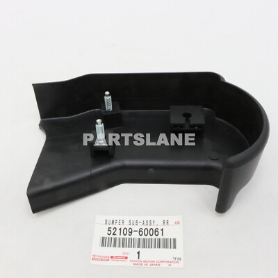 52109-60061 Toyota OEM Genuine BUMPER SUB-ASSY, REAR SIDE, LH | eBay