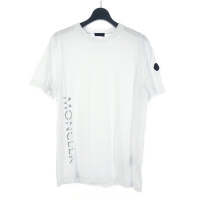 Moncler 23SS Logo T Shirt Cut & Sewn Short Sleeve XS White I1091 
