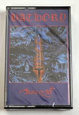 BATHORY - BLOOD ON ICE (1996) - METAL ROCK CASSETTE - SEALED!  IMPORT