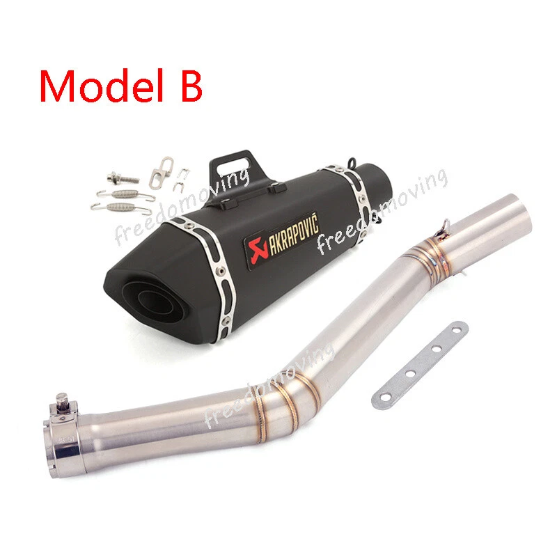 For CF-Moto 650MT 650NK 400NK 2014-2024 Mid Exhaust Pipe 51mm Muffler Silencer Foto 4 de 4