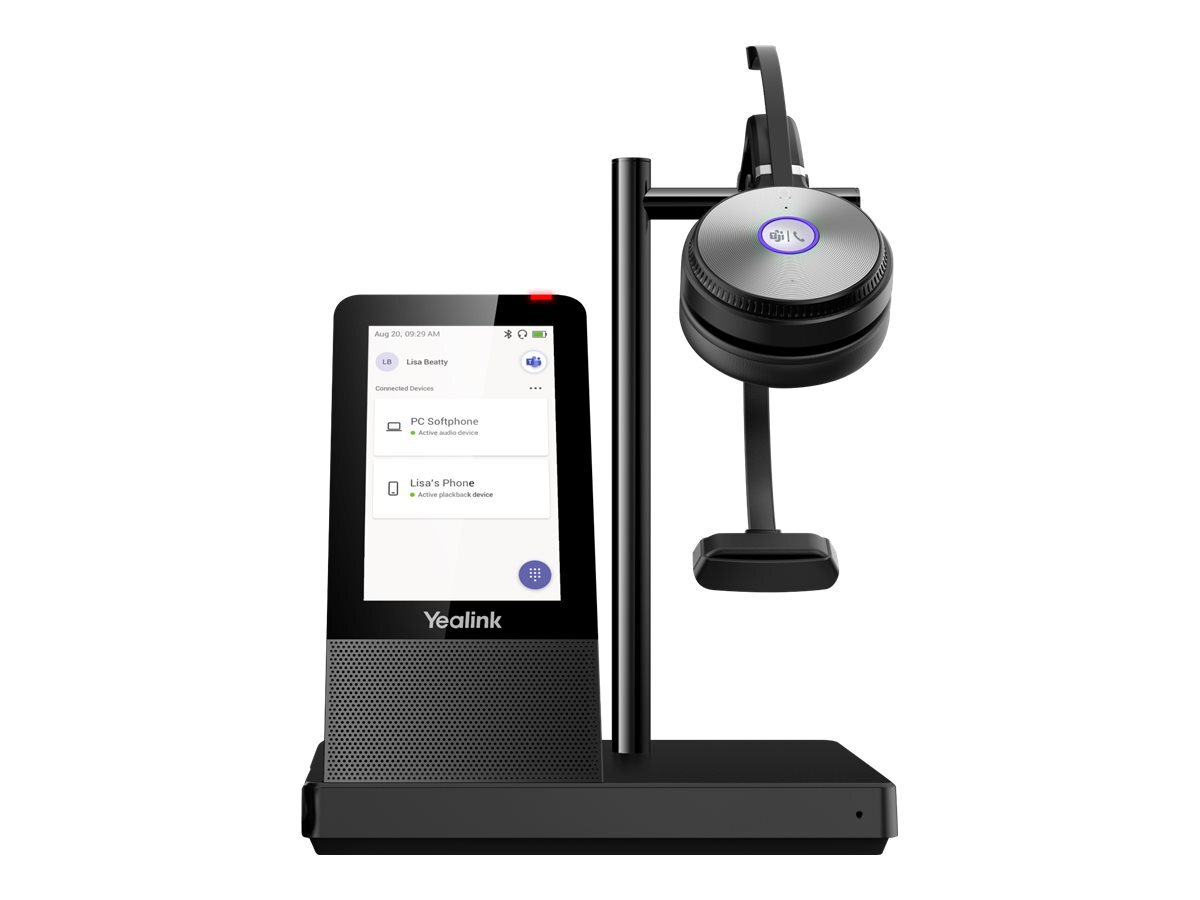 Yealink WH66 Mono X Headset full size DECT wireless UC certified full 1308002
