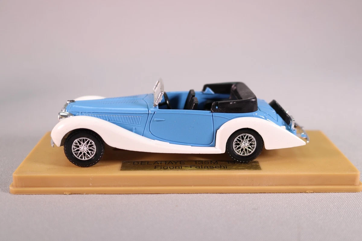 Delahaye 135 Narval Figoni Falaschi 1/43 – Heco Miniatures, Bleue, Résine