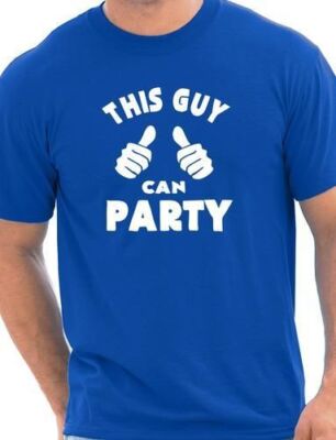 This Guy Can Party Herren T-Shirt Clubbing Geschenk Größe S-XXL