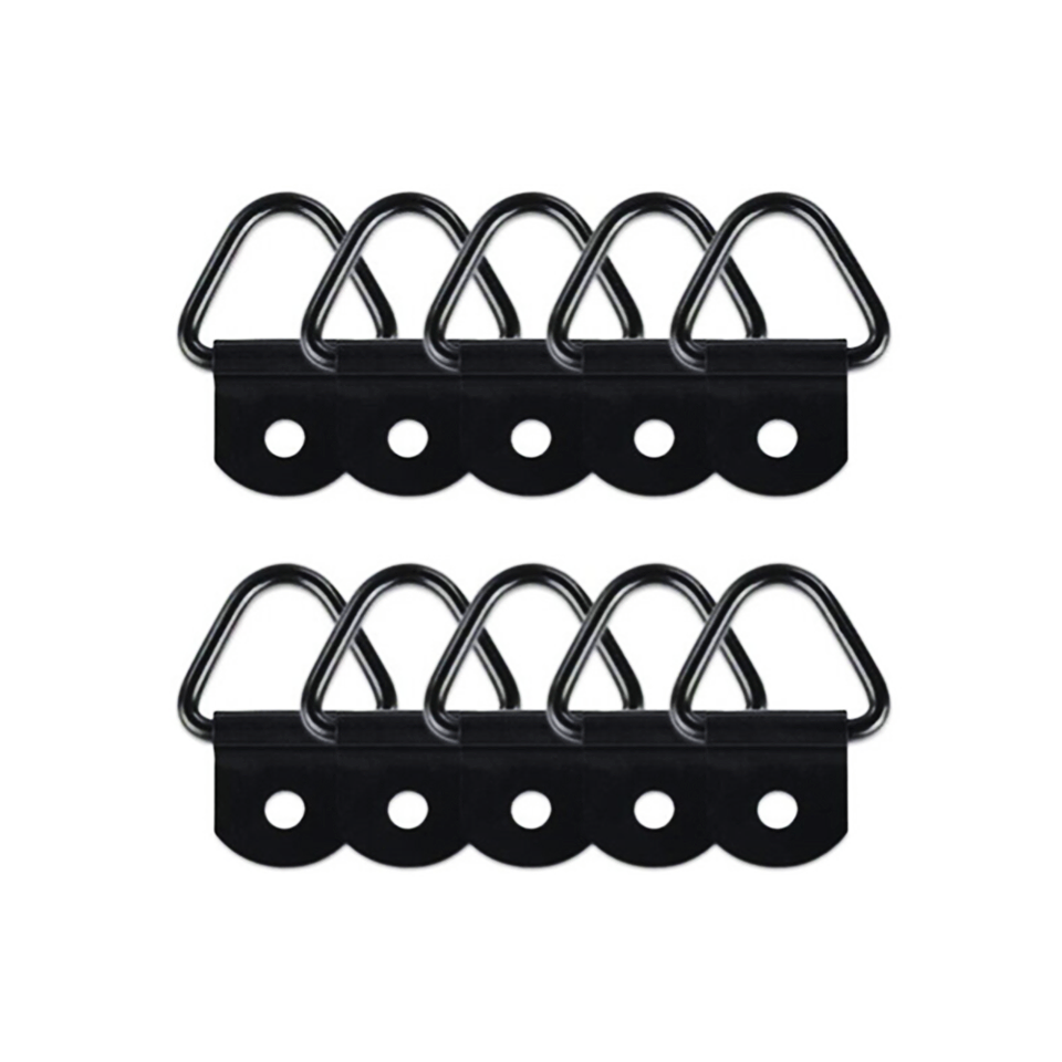 12Pcs V-Rings Hook Tie Down Point Load Securing Lashing Ring Heavy Duty ...