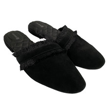 Birdies Women's Elegant Slip On Mule House Slippers 9.5 Black