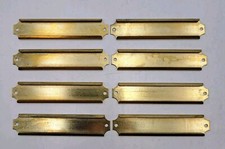 Vintage / Antique Card Holders Labels Name Plates Old Hardware Lot of 8