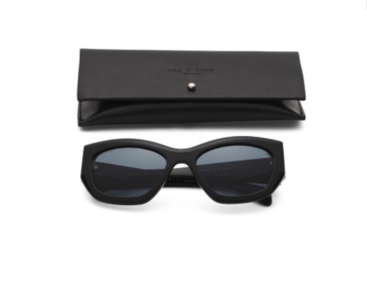 Rag & Bone Cat Eye Sunglasses in Black. NWT. Retail- $350 | eBay display picture 2