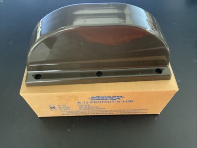 KEEDEX K-12D Door Latch Protector,8-1/2'' L x 3'' Dark Brown