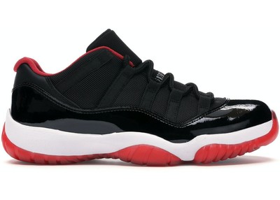 Nike Air Jordan 11 Retro Low Bred Black/Red Size 10 | eBay