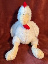 Vintage Russ Berrie  3127 Cock-a-Doodle Rooster Plush Stuffed - Beans in Bottom