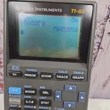 Texas Instruments TI-82 Graphing Calculator - Tested & Works Calculus