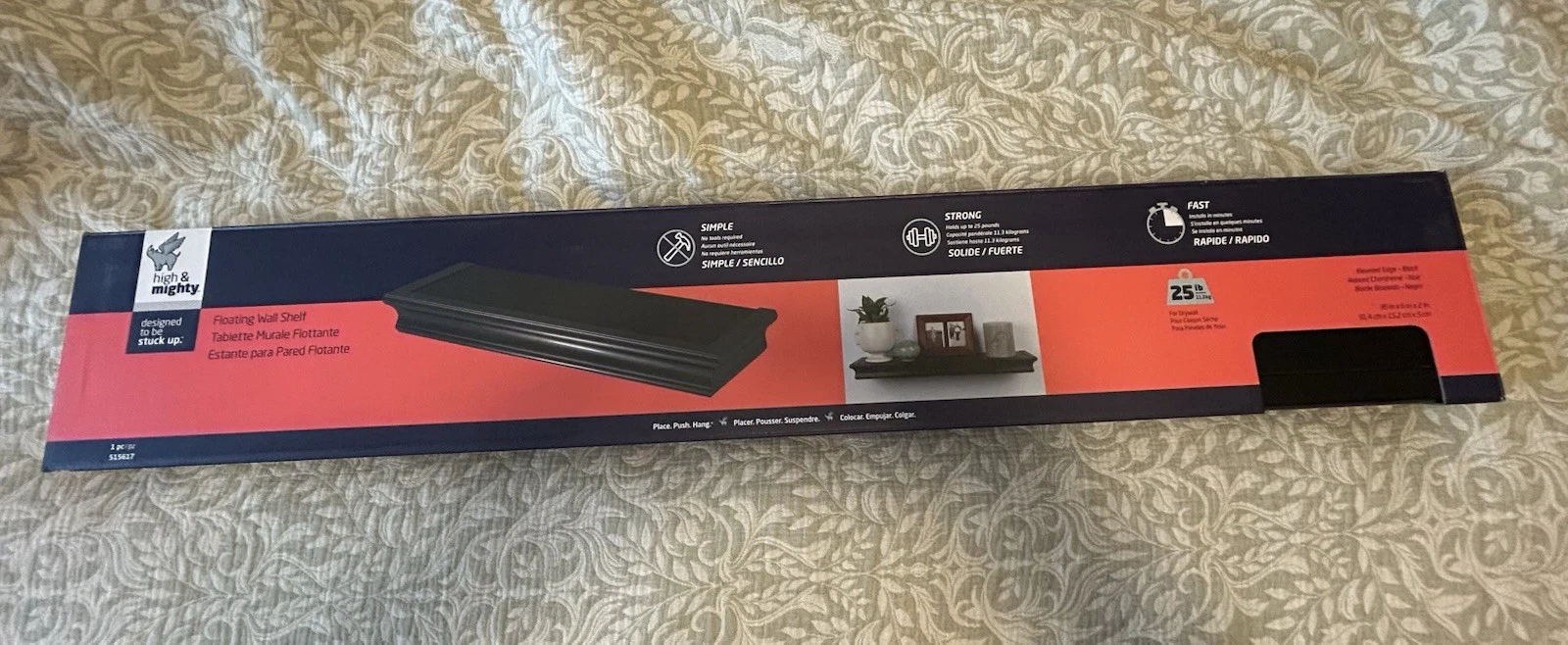 High And Mighty Floating Wall Shelf 36 Inches