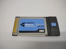 Linksys WPC54GS Wireless-G 2.4GHz 802.11g/b  PCMCIA Notebook Adapter Card Only