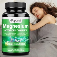 Magnesium - Support Bone, Nerve  Muscle Health, Improved Sleep, Anxiety Relief