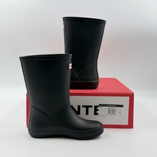 Hunter Kids First Classic Rain Boot Black - Size B11-G12 UK10