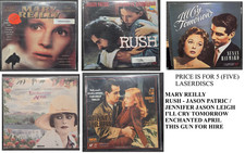 5 LASERDISC SETS - SEE LIST IN DESCRIPTION L04 