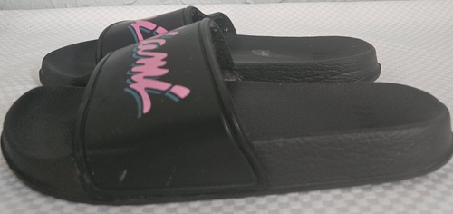 Black/Pink Miami Slides/Shoes Size 37 Unisex Slides - Picture 5 of 8